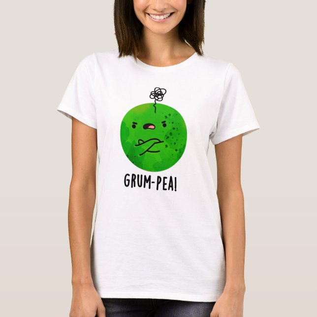 Camiseta Grum-pea Funny Veggie Pun (Anverso)