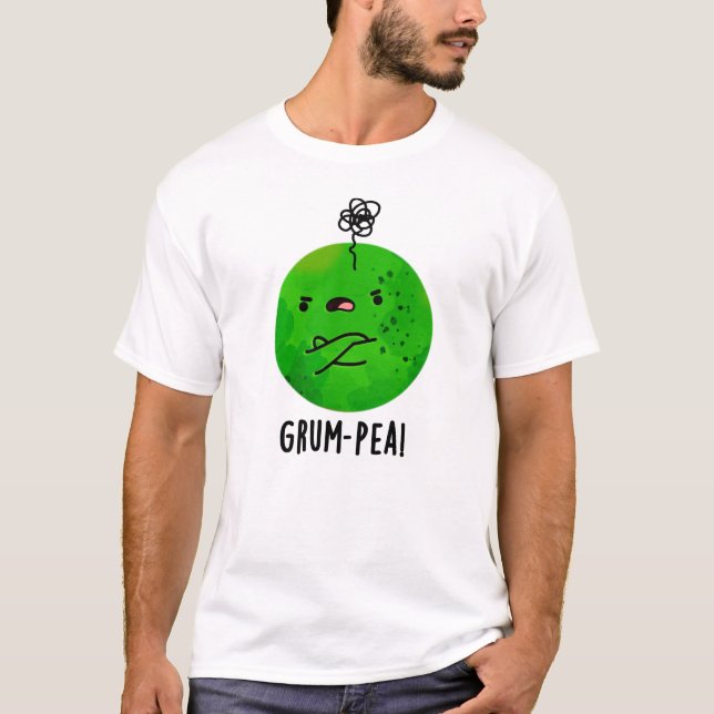 Camiseta Grum-pea Funny Veggie Pun (Anverso)