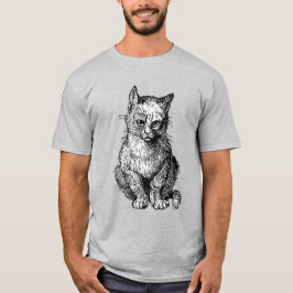 Camiseta Grumby Cute gato animal T-Shirt