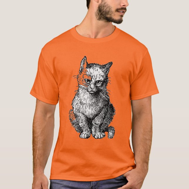 Camiseta Grumby Cute gato animal T-Shirt (Anverso)
