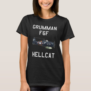 Camiseta Grumman F6f Hellcat Aviación Militar Wwii Navy Ai