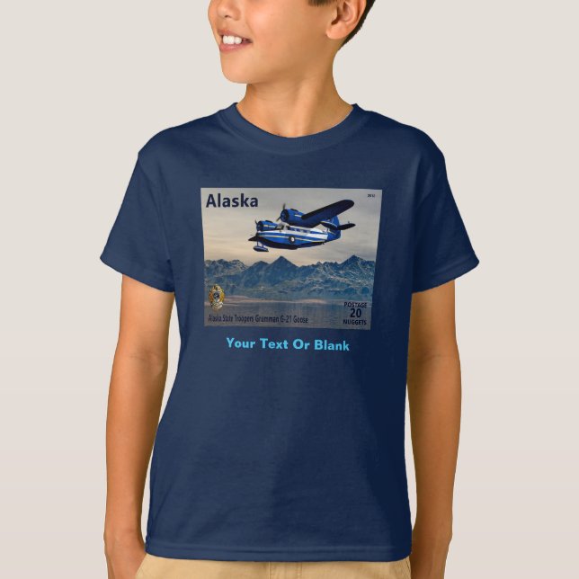 Camiseta Grumman G-21 Goose - Postage de Alaska (Anverso)