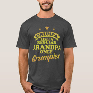 Camiseta Grumpa como un abuelo normal solo refunfuñaba