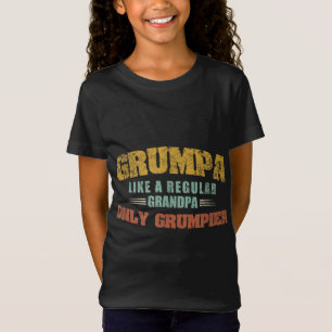 Camiseta Grumpa Como Un Abuelo Regular Sólo Padre Grumpista