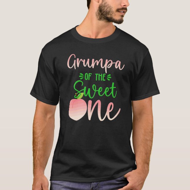 Camiseta Grumpa De La Fruta De Primer Verano De Cumpleaños  (Anverso)