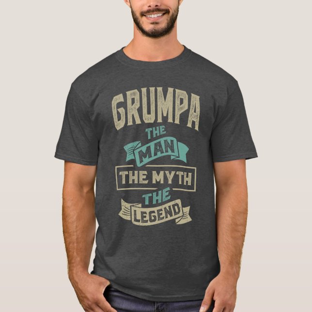 Camiseta Grumpa El Mito La Leyenda (Anverso)