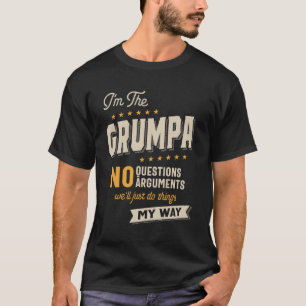 Camiseta Grumpa hace que el día del abuelo sea gracioso