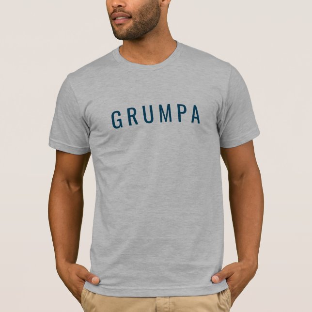 Camiseta Grumpa Novedad divertida para Grumpy Grandpa Graph (Anverso)