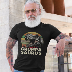 Camiseta Grumpa Saurus Dinosaur Father's day