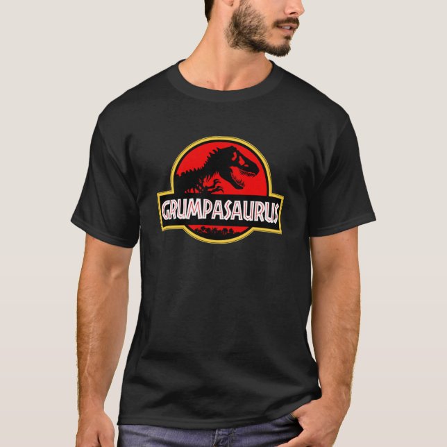CAMISETA GRUMPASAURO GRUMPUS ANCIANO CHISTE DINOSAUR (Anverso)