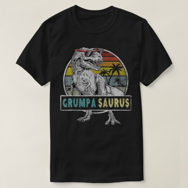 Camiseta Grumpasaurus T Re Dinosaur Grumpa Saurus Family Ma (Diseño del anverso)