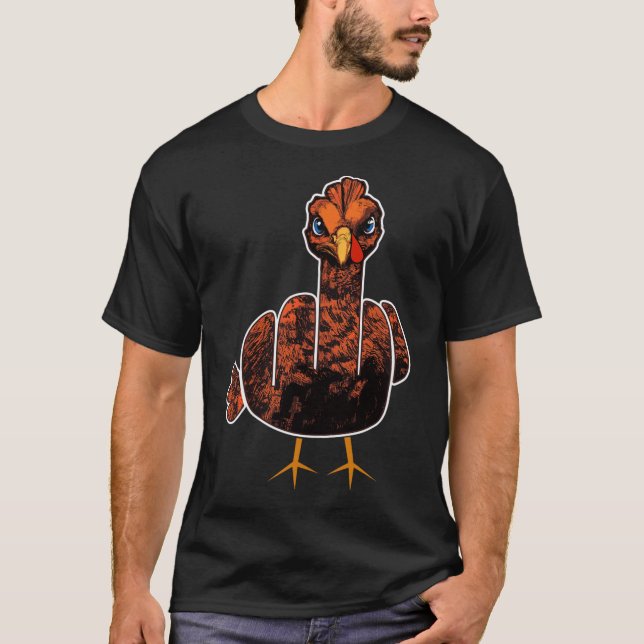 Camiseta Grumpy Acción de Gracias Turquía (Anverso)