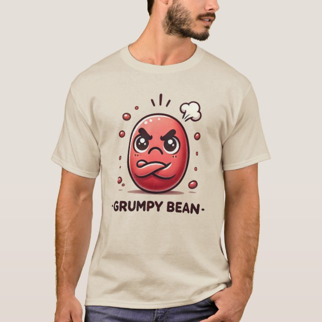 Camiseta Grumpy Bean - El Moody Little Bean (Anverso)
