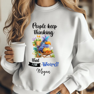 Camiseta Grumpy Bird Sarcástico Humor Regalo Personalizado
