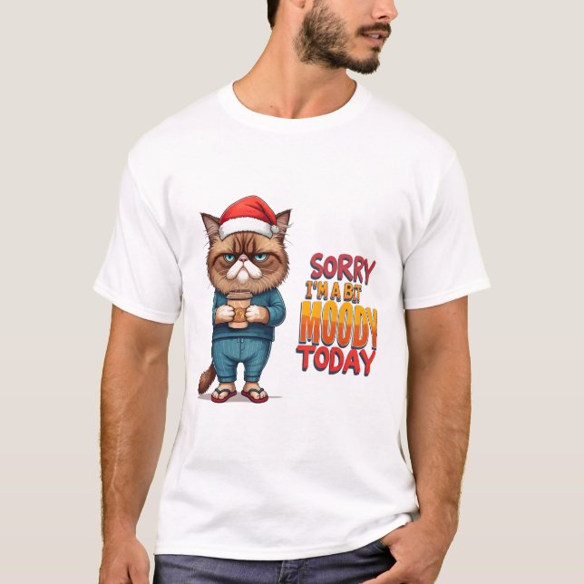 Camiseta Grumpy Cat Navidades Mood (Anverso)