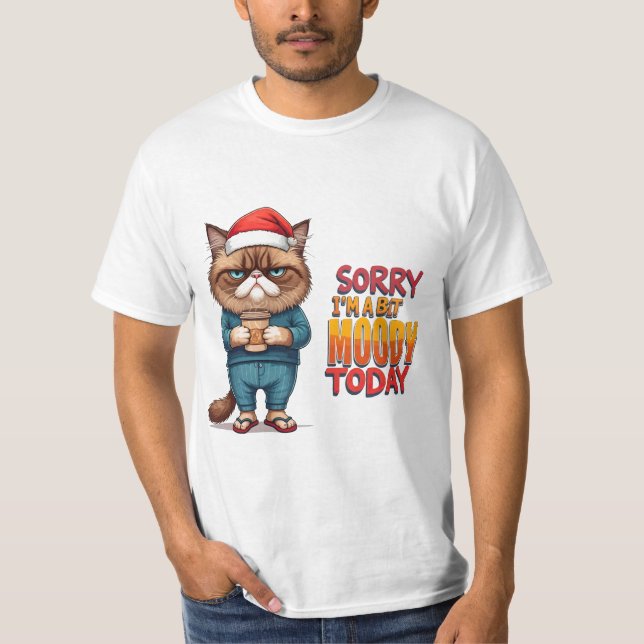 Camiseta Grumpy Cat Navidades Mood (Anverso)