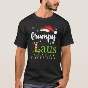 Camiseta Grumpy Claus Funny Family Santa Pajamas Navidades