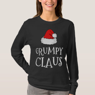 Camiseta Grumpy Claus Navidades Gorra Grupo Familiar Pareja