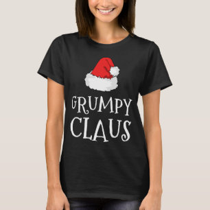 Camiseta Grumpy Claus Navidades Gorra Grupo Familiar Pareja