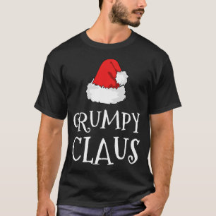 Camiseta Grumpy Claus Navidades Gorra Grupo Familiar Pareja