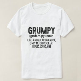 Camiseta Grumpy Como Un Abuelo Regular Sólo Grumpido