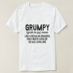 Camiseta Grumpy Como Un Abuelo Regular Sólo Grumpido