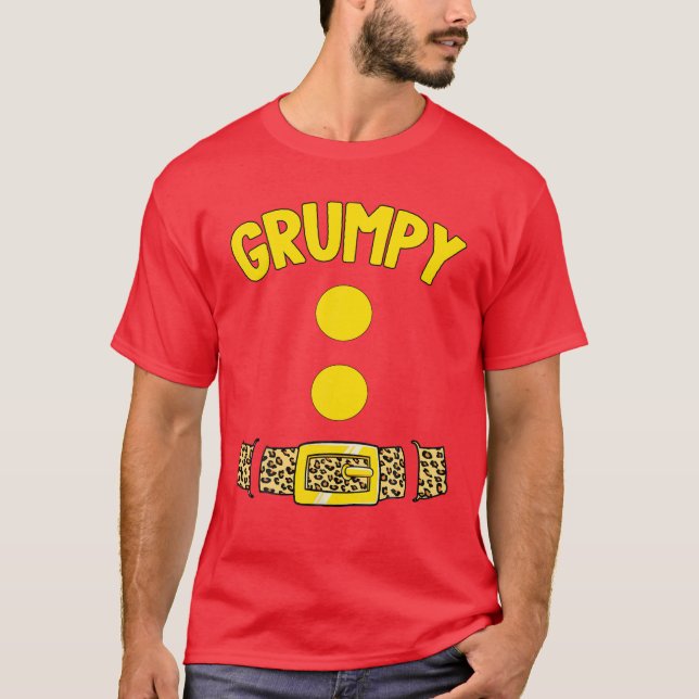 Camiseta Grumpy Dwarf Halloween Disstume Regalos Idea Grump (Anverso)