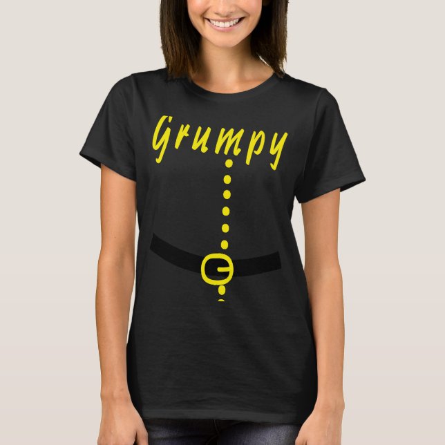 Camiseta Grumpy Dwarf Mateo Grupo Familiar Costume Hallowee (Anverso)