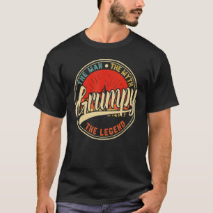 Camiseta Grumpy el hombre el mito el día 1 del padre de la