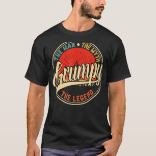 Camiseta Grumpy el hombre el mito el día del padre de la le