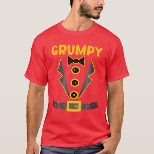 Camiseta Grumpy enano Tuxedo Costume Halloween Color de la 