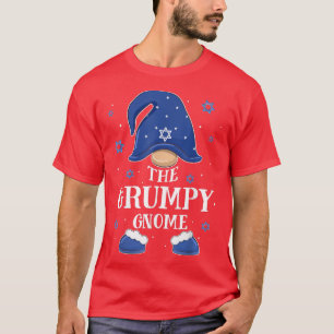 Camiseta Grumpy Gnome Hanukkah Familia Judía de Concordia 