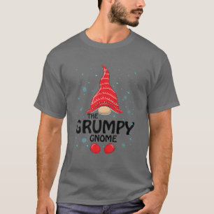 Camiseta Grumpy Gnome Matching Family Group Navidades Fiest