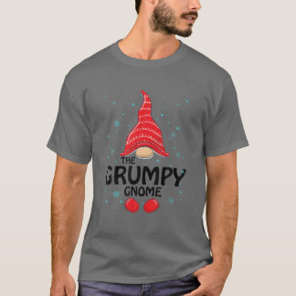 Camiseta Grumpy Gnome Matching Family Group Navidades Fiest
