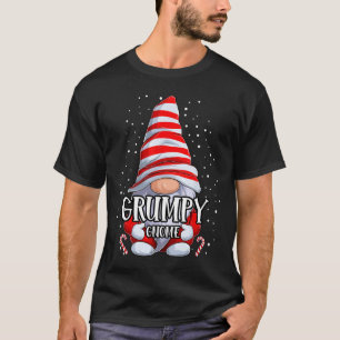 Camiseta Grumpy Gnome Navidades Pajamas Coincidiendo con Gr