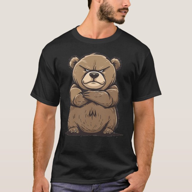 Camiseta Grumpy Grizzly Bear (Anverso)
