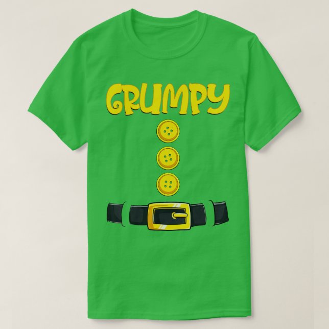 Camiseta Grumpy Halloween Dwarf Costume Color Matching  (Diseño del anverso)
