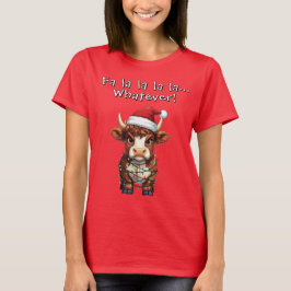 Camiseta Grumpy Highland Cow Christmas