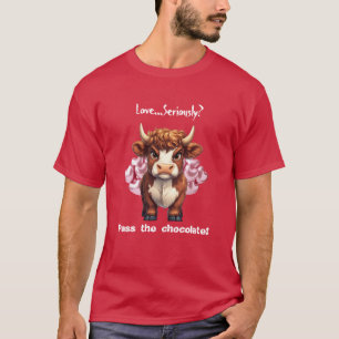 Camiseta Grumpy Highland: Día de San Valentín de vacas