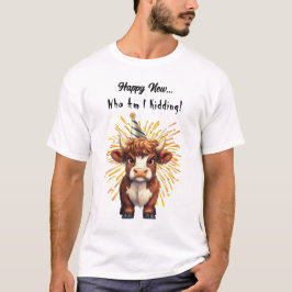 Camiseta Grumpy Highland New Year Cow