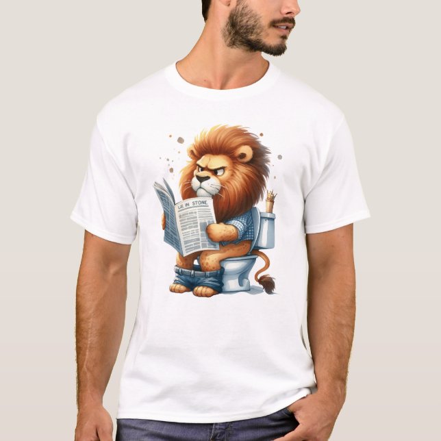 CAMISETA GRUMPY LION (Anverso)