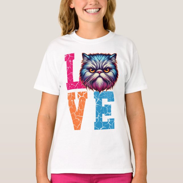 Camiseta Grumpy Love Cat (Anverso)