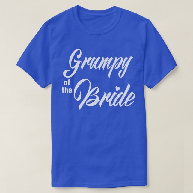 Camiseta Grumpy Of Bride Wedding Party Funny Matching Brida (Diseño del anverso)