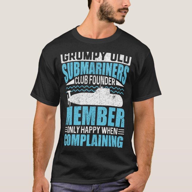 Camiseta Grumpy Old Submarines USA Veteran  Veteran s Day (Anverso)