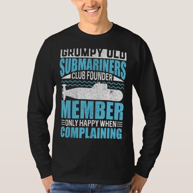 Camiseta Grumpy Old Submarines USA Veteran  Veteran s Day (Anverso)