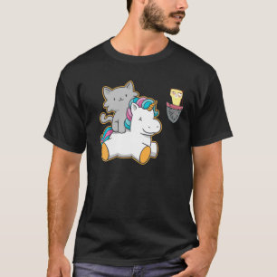 Camiseta Grumpy Pocket Cat Unicorn Caticador Meowgical Kawa