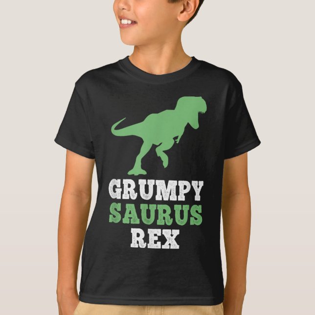 Camiseta Grumpy-saurus Rex Dino Dinosaur Funny Grumpysaurus (Anverso)