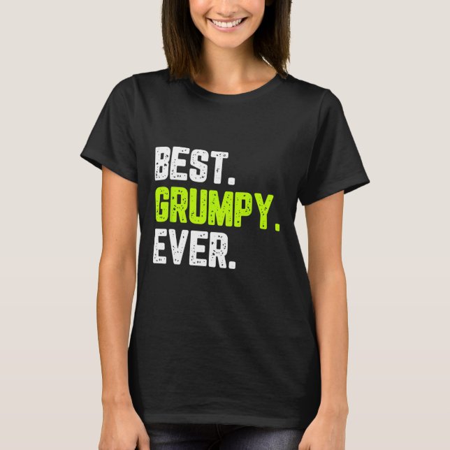 Camiseta Grumpy siempre familiar gracioso (Anverso)