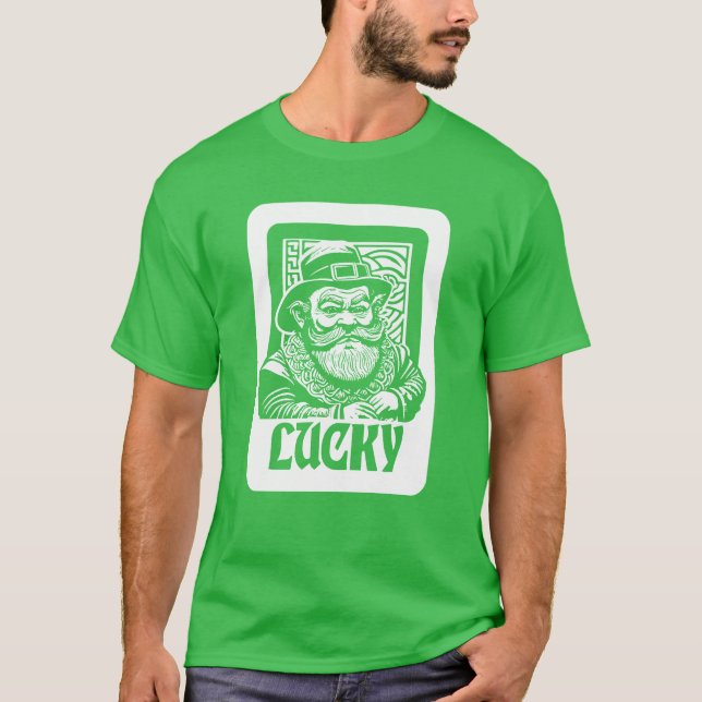 Camiseta Grumpy St. Patrick's Day Leprechaun (Anverso)