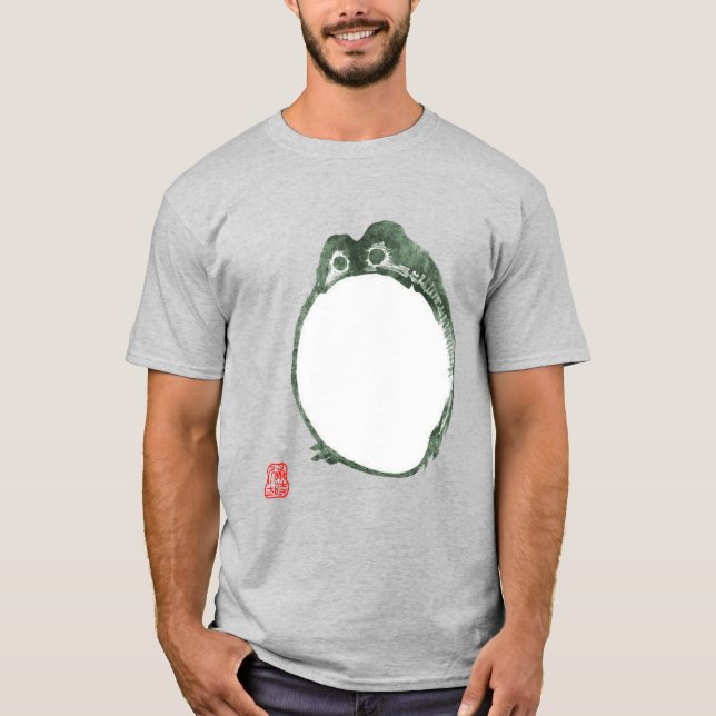 Camiseta Grumpy Tapo De Rana Japonesa Del Siglo XIX (Anverso)